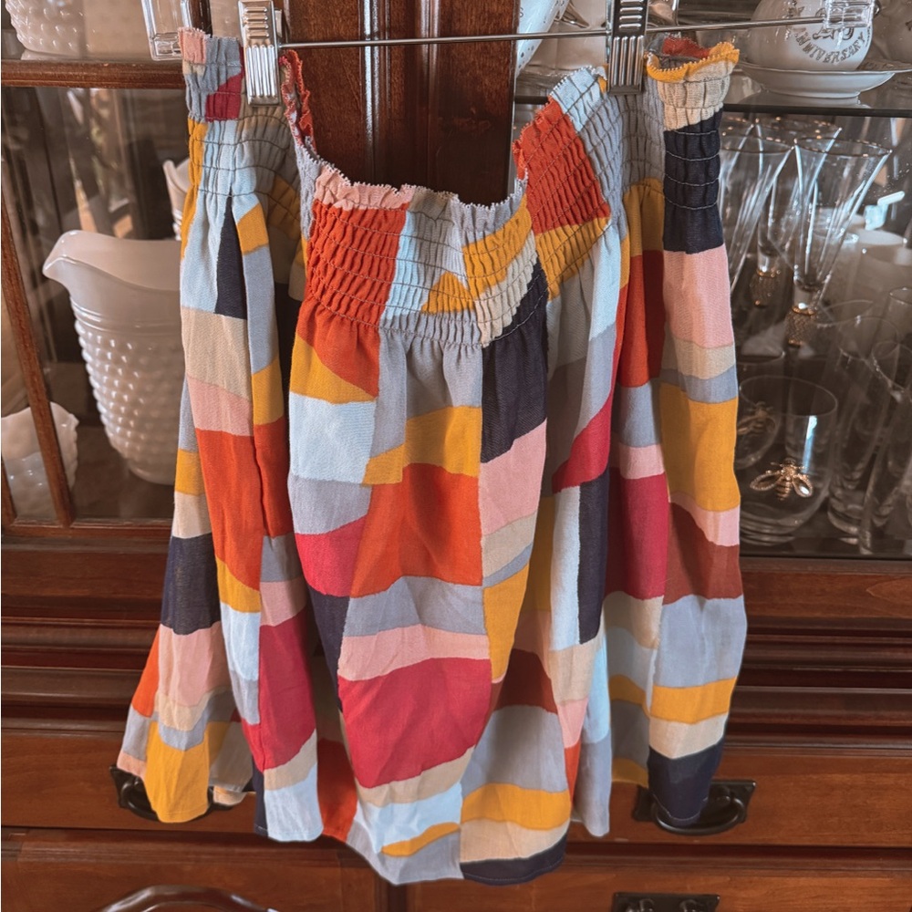 Colorful Patchwork Skirt from Tory Burch.